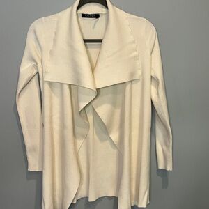 Ralph Lauren Women's Cream Open Front Cardigan